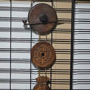 Vintage Mid-Century Korean Hand-Carved Wood Wall Art